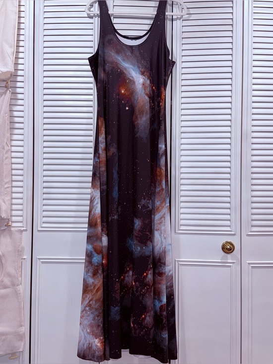 Blackmilk Dresses & Skirts - Blackmilk Galaxy Black Maxi Dress XL NWOT
